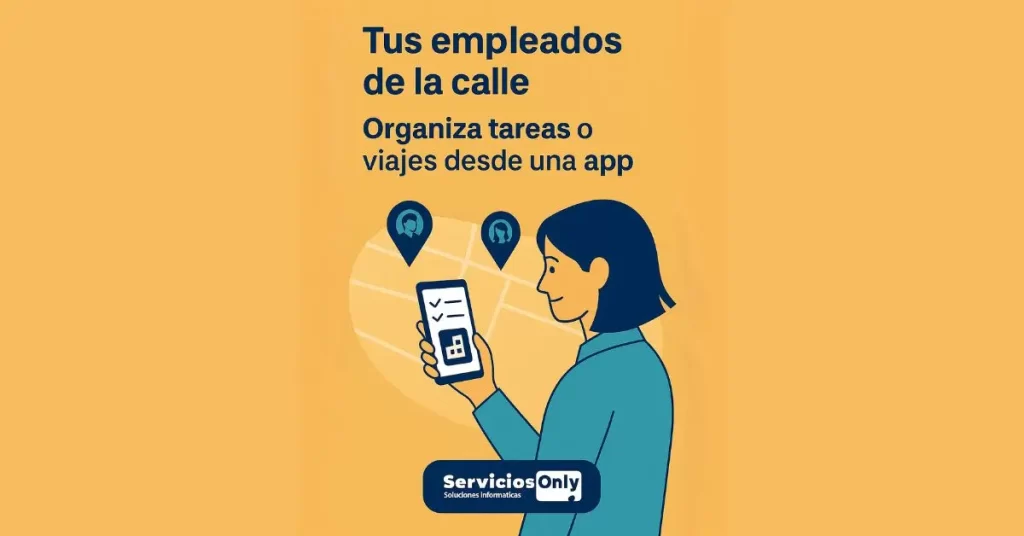 Cómo organizar tareas y recorridos de empleados en la calle desde una app