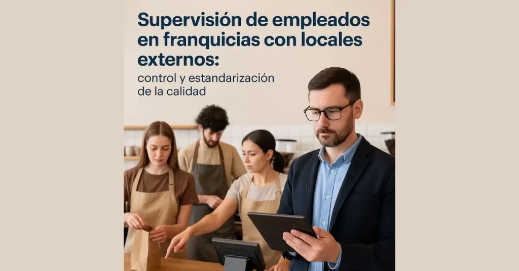 Supervisión de empleados en franquicias con locales externos: control y estandarización de la calidad