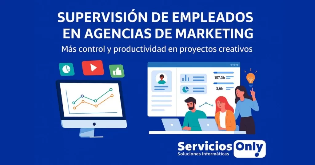 Supervisión de empleados en agencias de marketing