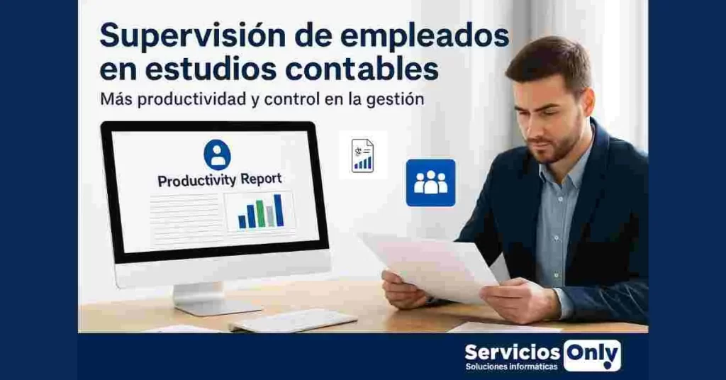 Supervisión de empleados en estudios contables