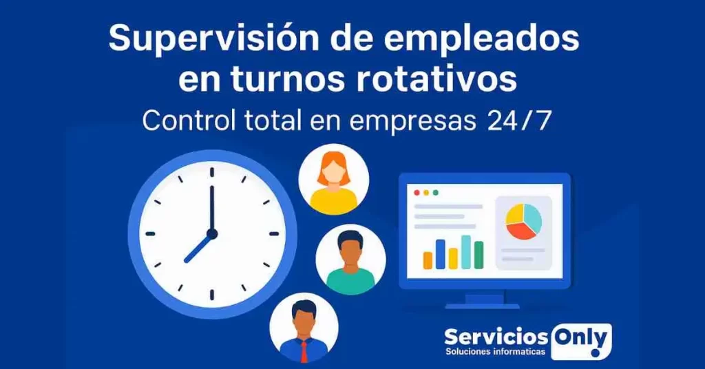 Supervisión de empleados en turnos rotativos