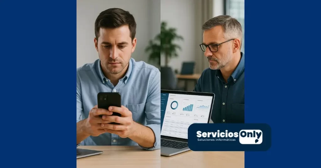 Supervisión de empleados con WhatsApp y herramientas integradas